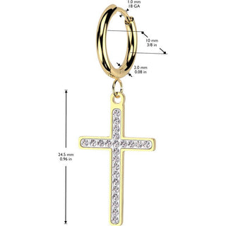 cross zirconia dangle