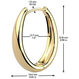 Créole large ovale Segment