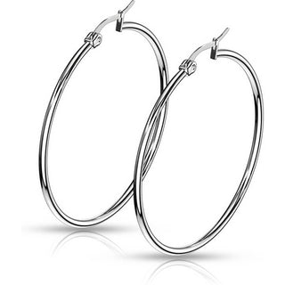 Hoop Earring 316L Round Hoop Earrings 1 Pair