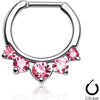 Argent/Rose