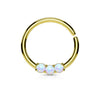 Ring 3 Opals Bendable