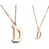 Necklace Letters A-Z Roségold
