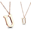 Necklace Letters A-Z Roségold