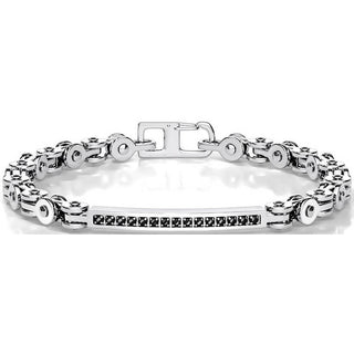 Bracelet Chaîne Ligne de Zircone Argent