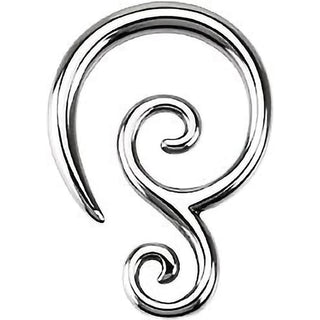 Spiral Double Swirl Silver