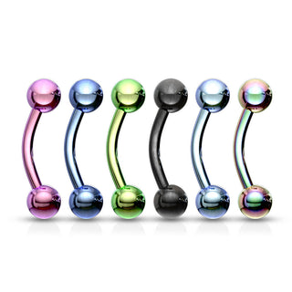 Eyebrow Piercing Ball, 6  pieces