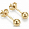 Titanium Earring Three Dimensional Sphere Shape