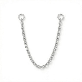 Titanium Attachment Double Ring Cable Chain