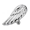 Titanium Top Feathered Angel Wing Internally Threaded