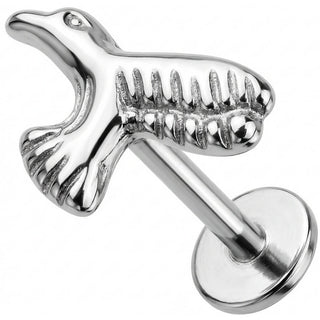 Titane Labret Colibri en Vol Filetage Interne
