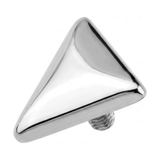 Titanium Top Geometric Triangle Shape Internally Threaded