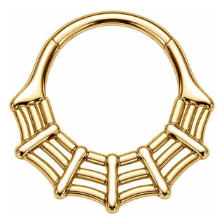 Titanium Ring Spider Web Clicker
