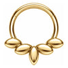 Titanium Ring 5 Marquise Fan Clicker
