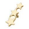 Titanium Top Three Stars Constellation Internally Threaded