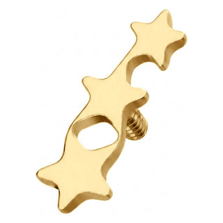 Titanium Top Three Stars Constellation Internally Threaded