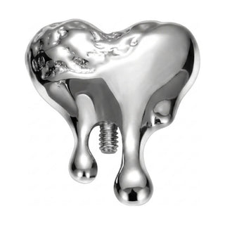 Titanium Top Liquid Dripping Heart Internally Threaded
