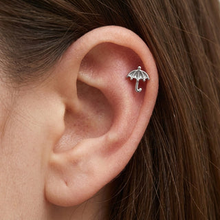 Titanium Labret Umbrella Internally Threaded