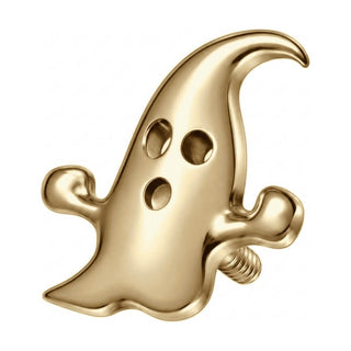 Titanium Top Spooky Halloween Ghost Internally Threaded