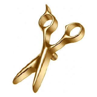 Titanium Top Open Hairdresser Scissors Internally Threaded
