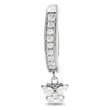 Belly Button Piercing Butterfly Dangle With Stones Clicker
