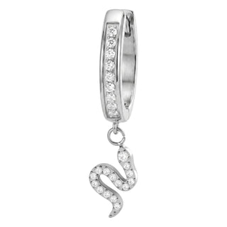 Belly Button Piercing Snake Dangle Clicker Clicker