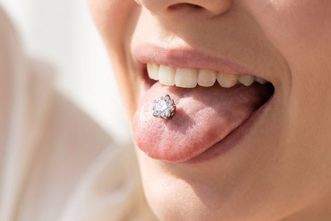 Piercing Langue Étoile