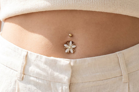 Piercing Nombril Fleur